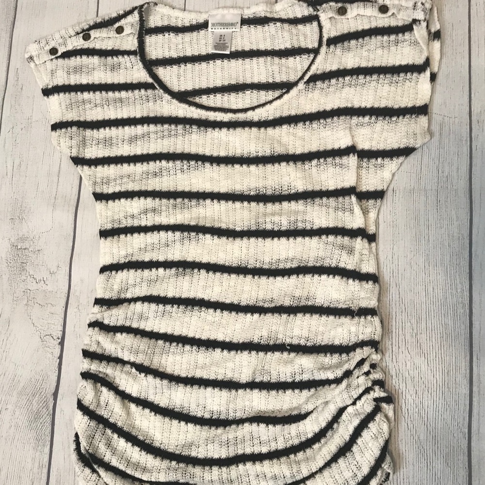 Motherhood Maternity Striped Top